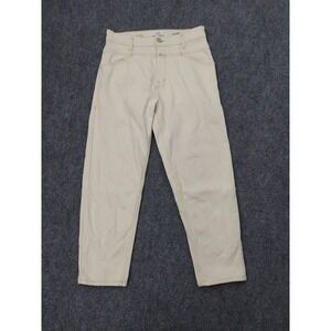 Closed Jeans Womens 26 Beige Cream Organic Cotton Tapered‎ Made Italy